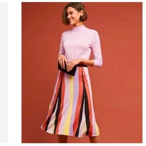 Anthropology LAIA Multicolor iridescent Skirt